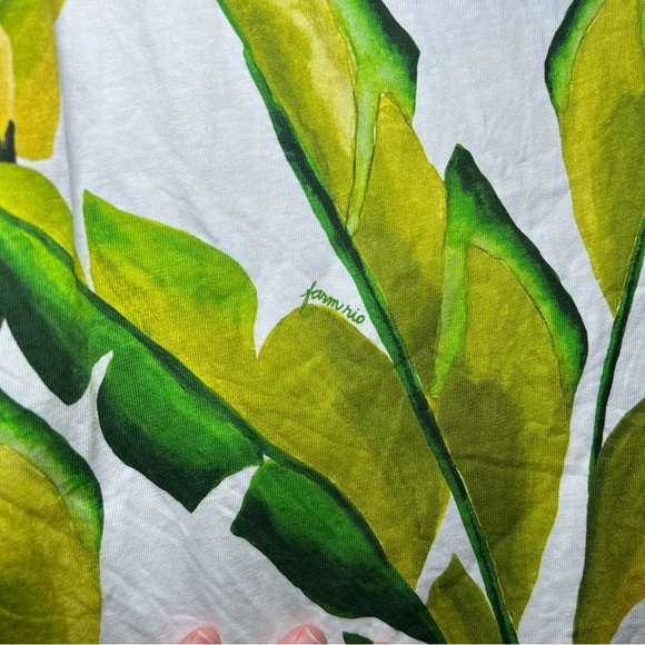 FARM Rio Green Pink Tropical Tank Top‎ women’s XS vacation resort summer preppy - Picture 8 of 8